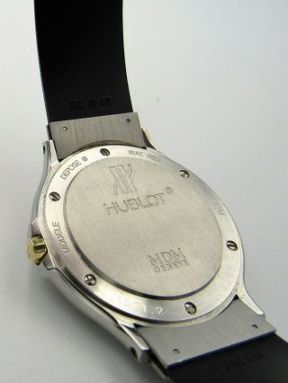 Hublot MDM 2 tone Stainless Steal and 18k gold and books 6