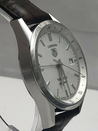 Tag Heuer Carrera Calibre 7 Twin Time Mens Automatic Watch Exc Cond WV2116 LNIB 4