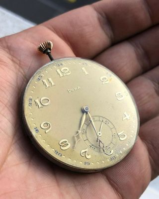 Antique Pocket Watch Doxa Medaille D’or Milan 1906 Running Watch