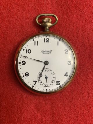 Antique,  Ingersoll " Reliance ",  7 Jewel Pocket Watch Sn 935578 Circa 1895 - 1900