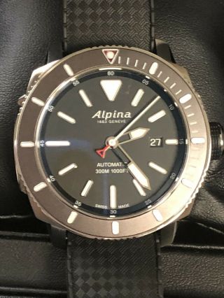ALPINA Seastrong Diver 300 Automatic Men ' s Watch 525LBG4V6 Item No.  AL - 525LBG4V6 3