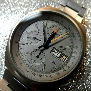 Vintage Heuer Lemania 5100 " Albino " Chronograph Automatic Watch (parts)