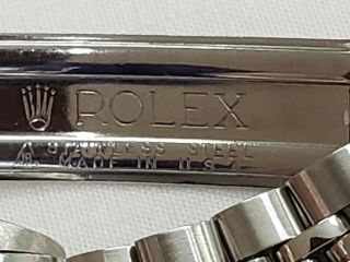 ROLEX OYSTER PERPETUAL STAINLESS STEEL WRISTWATCH SIGMA DIAL LADIES 6