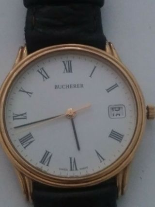 Mens Bucherer quartz watch 2