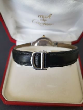 Must De Cartier 21 1330 18K Gold/Stainless Steel watch 4