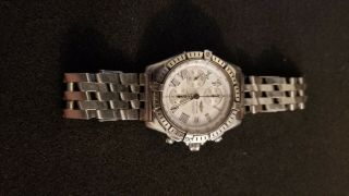 Breitling Crosswind Chronograph Watch Stainless Steel 42mm A13355 Repair/parts