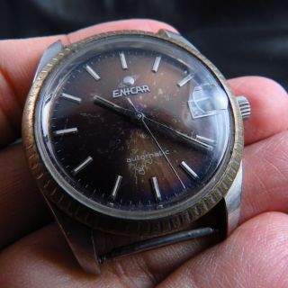Swiss Made Vintage Enicar Automatic Men Watch