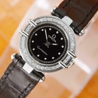 Omega Constellation Stainless Steel Diamond Swiss Made Lady Quartz Watch O208 2