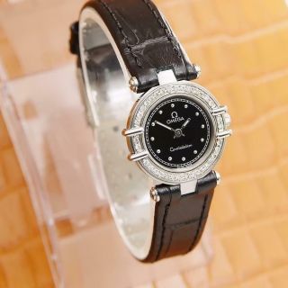 Omega Constellation Stainless Steel Diamond Swiss Made Lady Quartz Watch O208 3