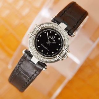 Omega Constellation Stainless Steel Diamond Swiss Made Lady Quartz Watch O208 4