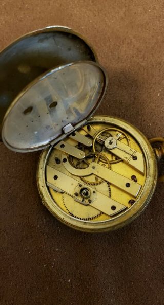 Vintage M J Tobias Liverpool Key Wind Pocket Watch 3
