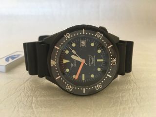 Squale 1521 50 Atmos 1521 - 026PVD PVD Black Watch Swiss Made 2