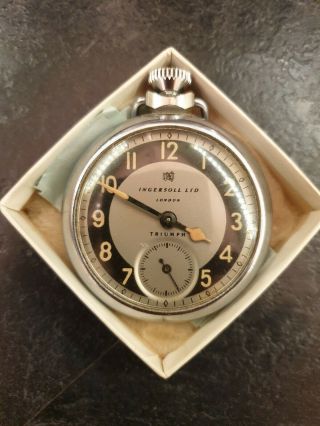 1955 Ingersoll Triumph Gents Pocket Watch Box