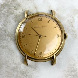 Vintage Iwc Calatrava Wristwatch Cal.  89 36mm 18kt Rose Gold Nr