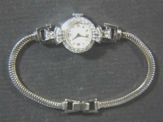Vintage Tiffany & Co Platinum Diamond Wristwatch