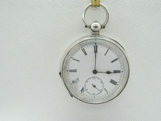 1890/1907 Pocket Watch Solid Silver Not.