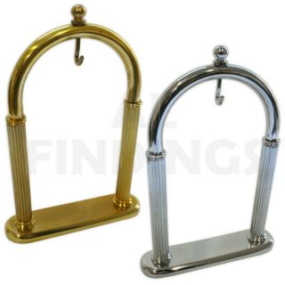 Pocket Watch Stand Arched Holder Display Gold Silver Tool