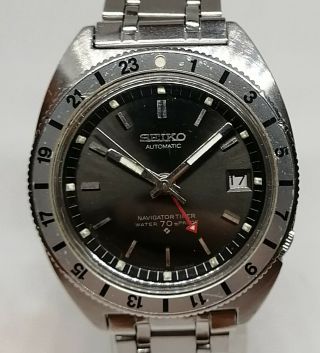 Vintage Watch Seiko 6117 - 8000 Navigatortimer Gmt Circa 1969
