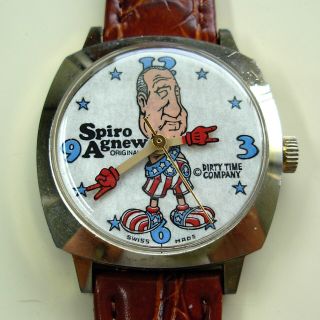 Vintage 1960s Spiro Agnew Men’s Watch