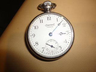 Vintage Ingersoll Yankee Pocket Watch - Running But Stops Often
