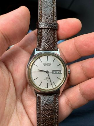 Vintage Gs Grand Seiko Hi - Beat 5645 - 7011 Automatic Watch