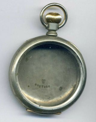16s Silveroid Pocket Watch Case For Early Thick 16 Size Movements