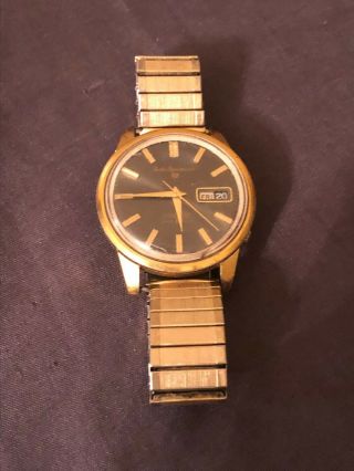 Vintage Seiko Sportmatic 5 Wrist Watch 21 Jewels - Not Running Battery??