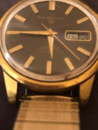 Vintage Seiko Sportmatic 5 Wrist Watch 21 Jewels - Not Running BATTERY?? 3