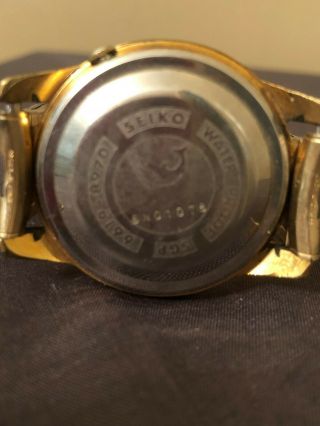 Vintage Seiko Sportmatic 5 Wrist Watch 21 Jewels - Not Running BATTERY?? 5