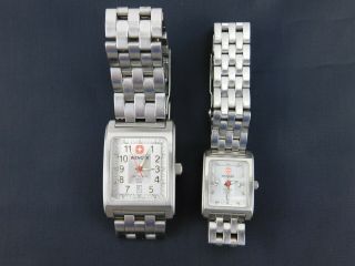 2 Wenger Swiss Army Watch - Quartz - Date His Her Stainless Steel Band 50m