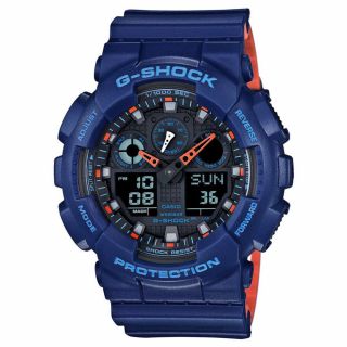 - - Casio G - Shock Blue Magnetic Resistance Watch Ga100l - 2a