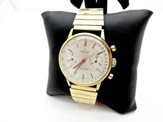 Vintage Breitling Geneve Gp Top Time Chronograph Watch,  Ref 2000,  1018322,  Runs