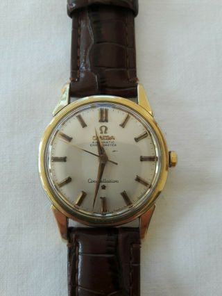 Omega Constellation Chronometer.  Antique Watch.  Vintage Wristwatch.  Rare