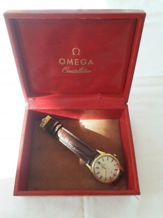 Omega Constellation Chronometer.  Antique watch.  vintage wristwatch.  rare 7