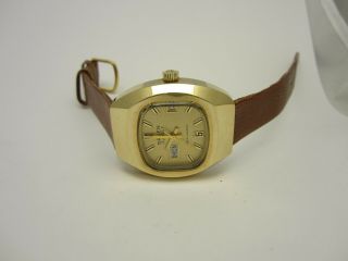 Vintage Gruen Selfwinding Wrist Watch Gold Filled Case 17jewels