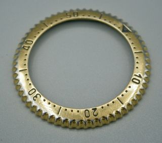 Gold - Plated Bezel For Tag Heuer Sel Mens.  Part