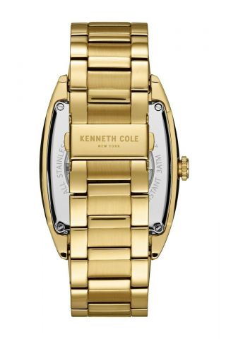 Kenneth Cole Men’s York Automatic Tonneau Gold - tone Watch - 10030813 2