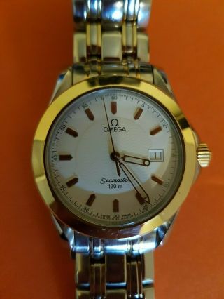 Omega Seamaster 120m Quartz Mens Watch 2311.  21 Box And Papers