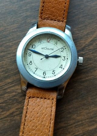 Vintage Lecoultre Military Style Wristwatch.  Cal.  P450.