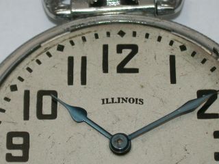 Illinois 16 Size 3 - Finger Bridge Pocket Watch.  95H 4
