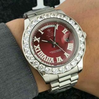 Luxury Unisex Watch Business Diamond Fashion Calendar Wristwatches Deluxe Gifts