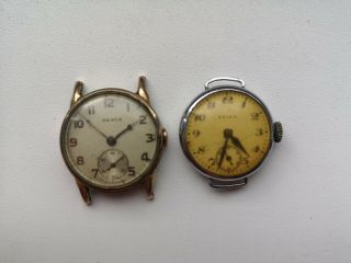 Set Of 2 Old Watch Semca Seiko Seikosha Small For Repair/parts