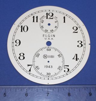 NOS DIAL ELGIN MODEL 600 WWII MILITARY Ships Chronometer w/ Wind Indicator WP01 2