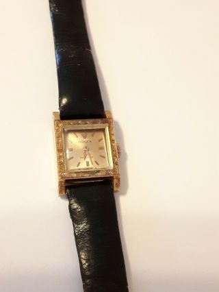 Accepting Best Offers Vintage Rolex Precision 18k Gold Ladies Watch Needs Band