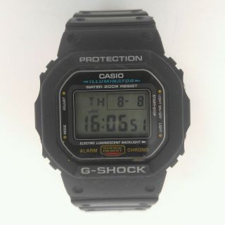 Casio G - Shock Dw - 5600e (3229) Alarm Chrono Digital Resin Watch 200m