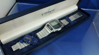 Tissot F1 Sensor Lcd Digital Vintage Watch 1980s Touch Panel Omega 1640 Excelent