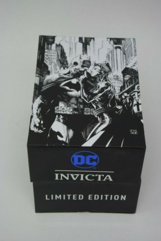 Rare Invicta Dc Comics Limited Edition Jim Lee Batman Men 