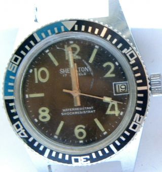 Sheraton Vintage Divers Watch 1970.  