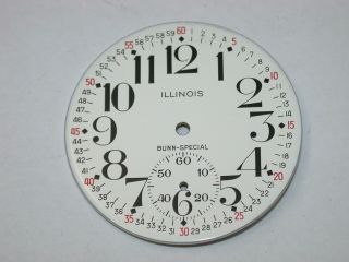 Illinois Bunn Special Montgomery 16 Size Pocket Watch Dial.  138a