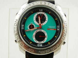 United Colors Of Benetton By Bulova Chronograph Bn103 Mens Quartz Watch